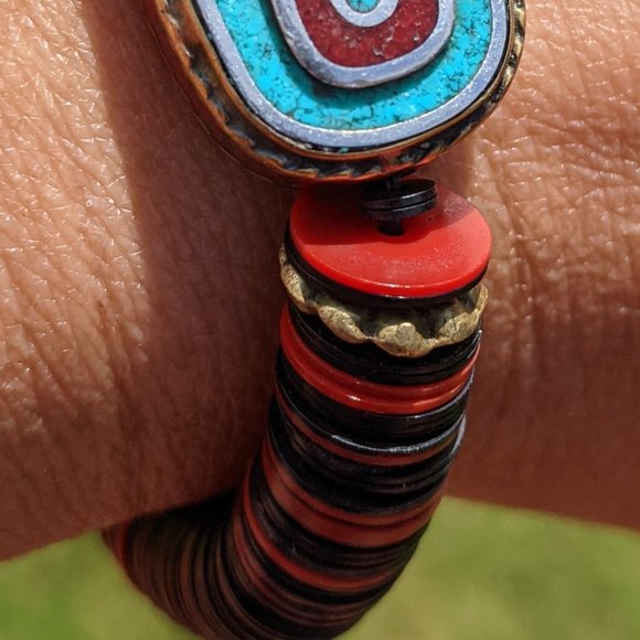 Gorgerous African Bead Bracelet - Picture 6 of 7